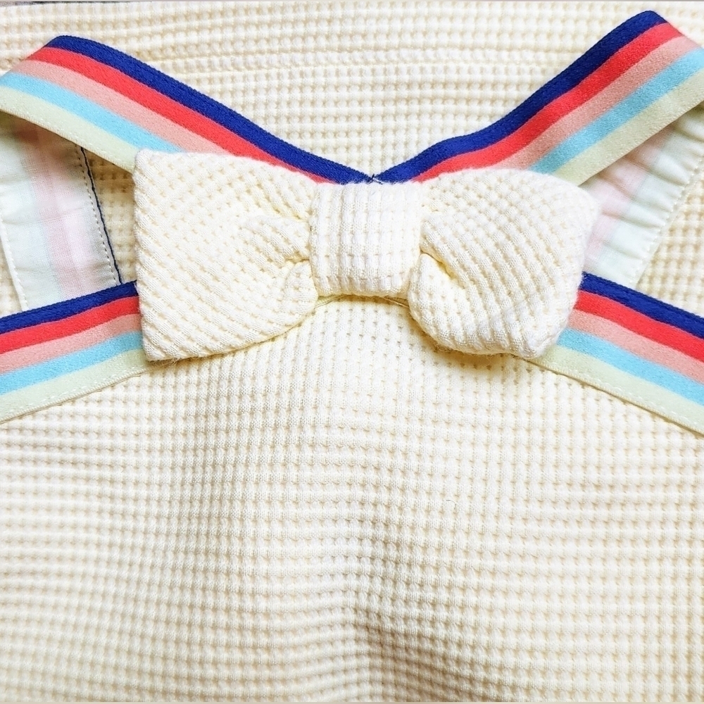 JANIE AND JACK Chic On And Off The Court Dropwaist Lemonade Halter Dress 6-12 M - Picture 11 of 13